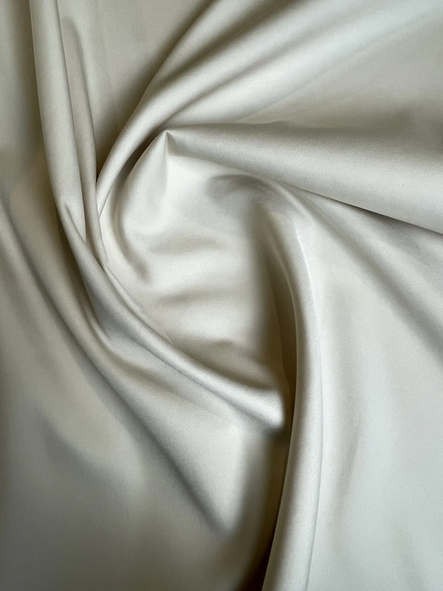 Tissu déperlant écru épais