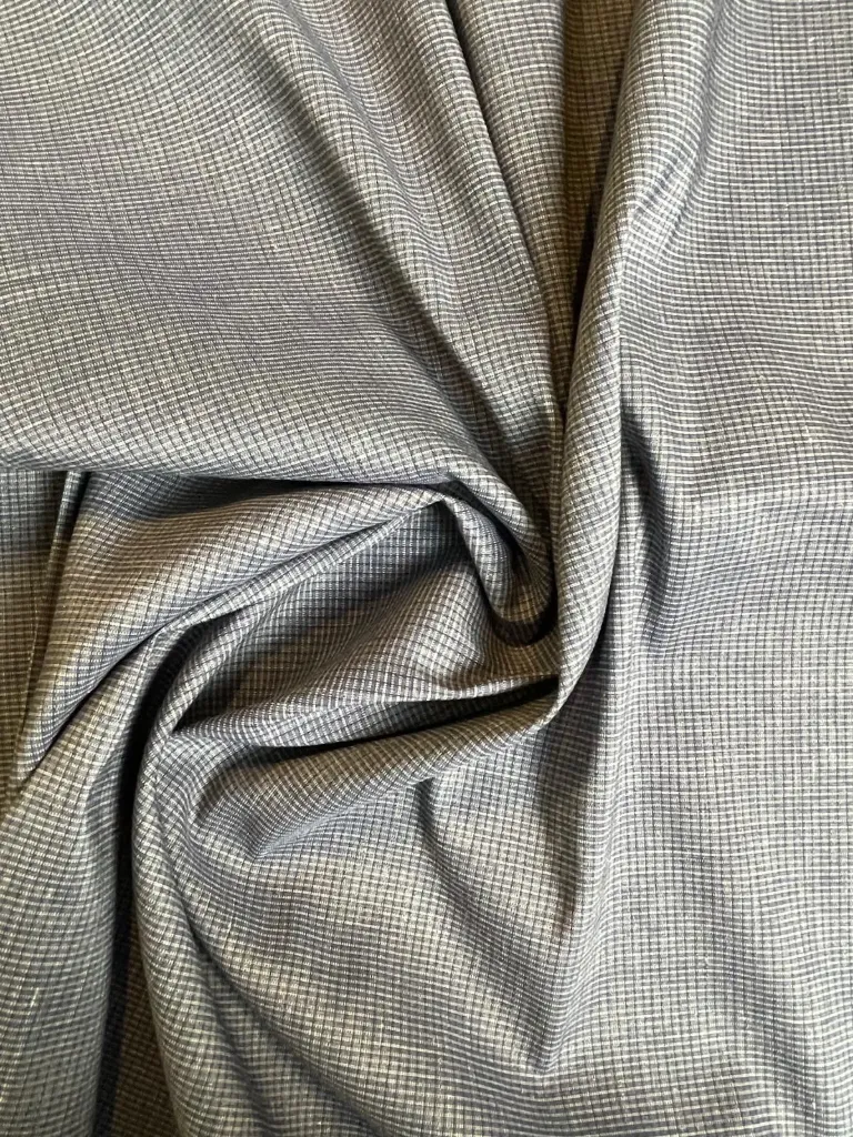 Coton bleu gris
