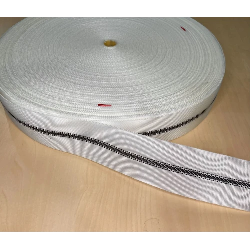 Sangle blanc ligne noire