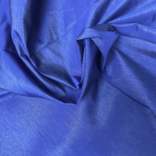 Tissus polyester bleu marine